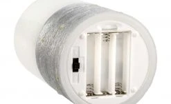 LED-Echtwachs-Kerzen 2er-Set, weiß/silberfarben 8 LED-Echtwachs-Kerzen 2er-Set, weiß/silberfarben -Innenleuchten Verkaufsladen 10681895 2 202112152232