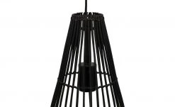 Pendelleuchte, 1-flammig, Rattan/schwarz -Innenleuchten Verkaufsladen 10682809 2 202201112238