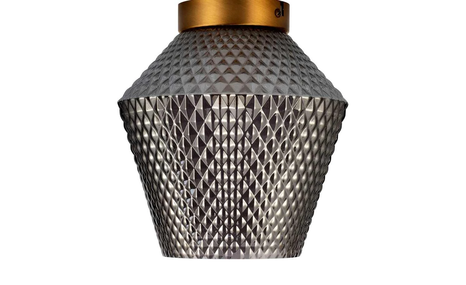 Deckenleuchte, 1-flammig, Rauchglas 4 Deckenleuchte, 1-flammig, Rauchglas – Bild 4