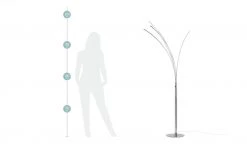 Wofi LED-Stehleuchte, chrom -Innenleuchten Verkaufsladen 10683114 6 202106101245