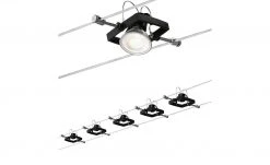 Seilsystem, Basisset, 5-flammig, schwarz-matt -Innenleuchten Verkaufsladen 10683427 5 202201131238