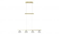 B-Leuchten LED-Pendelleuchte, 4-flammig, messing matt 13 B-Leuchten LED-Pendelleuchte, 4-flammig, messing matt -Innenleuchten Verkaufsladen 10683550 4 202111261246