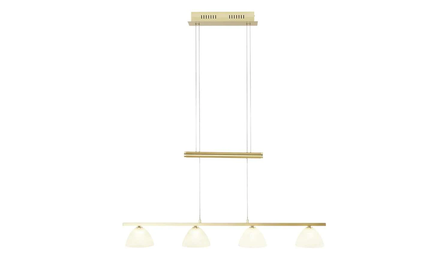 B-Leuchten LED-Pendelleuchte, 4-flammig, messing matt 6 B-Leuchten LED-Pendelleuchte, 4-flammig, messing matt – Bild 6