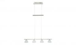 B-Leuchten LED-Pendelleuchte, 4-flammig, Nickel matt 12 B-Leuchten LED-Pendelleuchte, 4-flammig, Nickel matt -Innenleuchten Verkaufsladen 10683551 1 202111261246