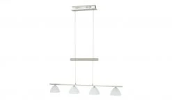 B-Leuchten LED-Pendelleuchte, 4-flammig, Nickel matt 13 B-Leuchten LED-Pendelleuchte, 4-flammig, Nickel matt -Innenleuchten Verkaufsladen 10683551 2 202111261246