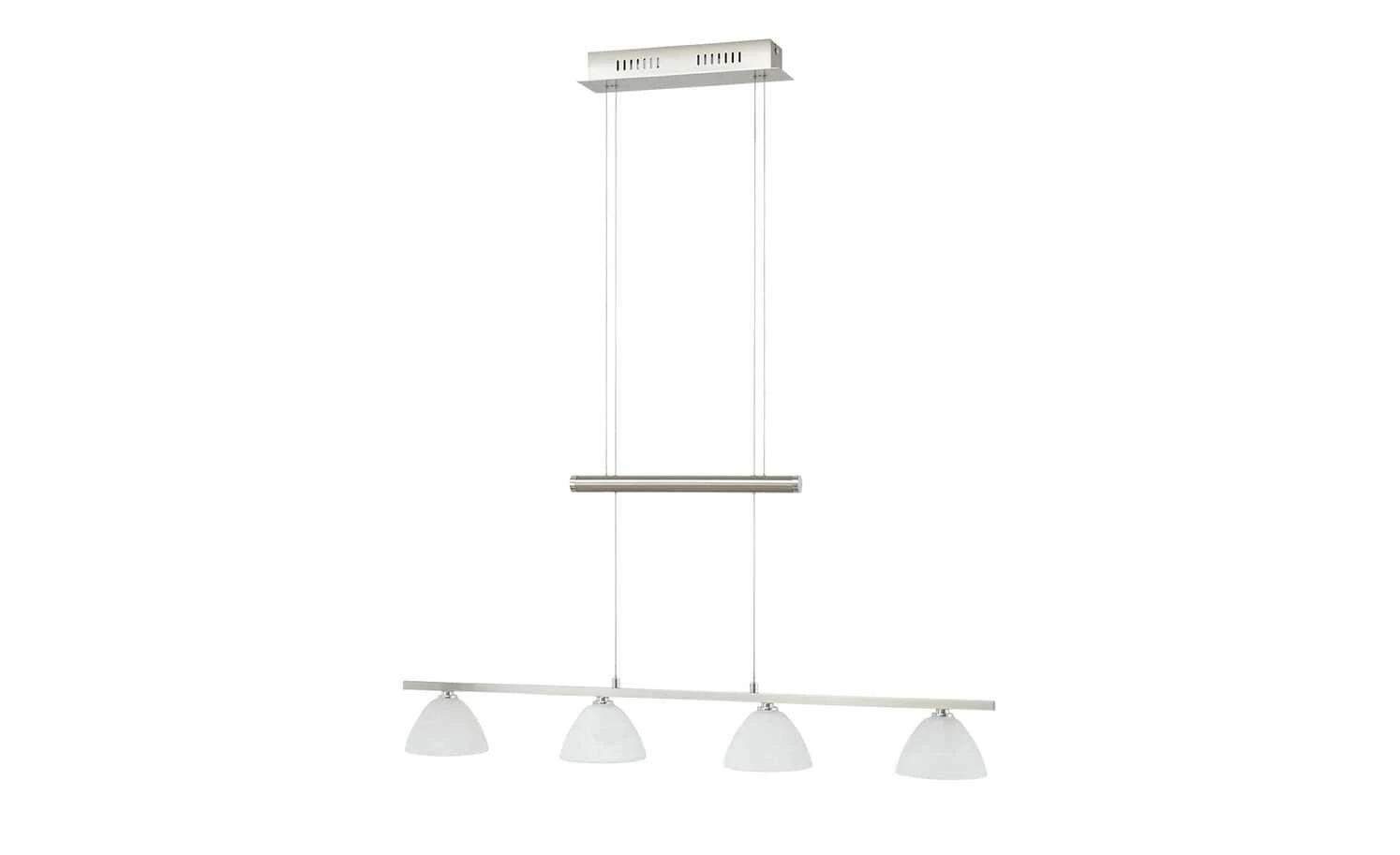 B-Leuchten LED-Pendelleuchte, 4-flammig, Nickel matt 4 B-Leuchten LED-Pendelleuchte, 4-flammig, Nickel matt – Bild 4