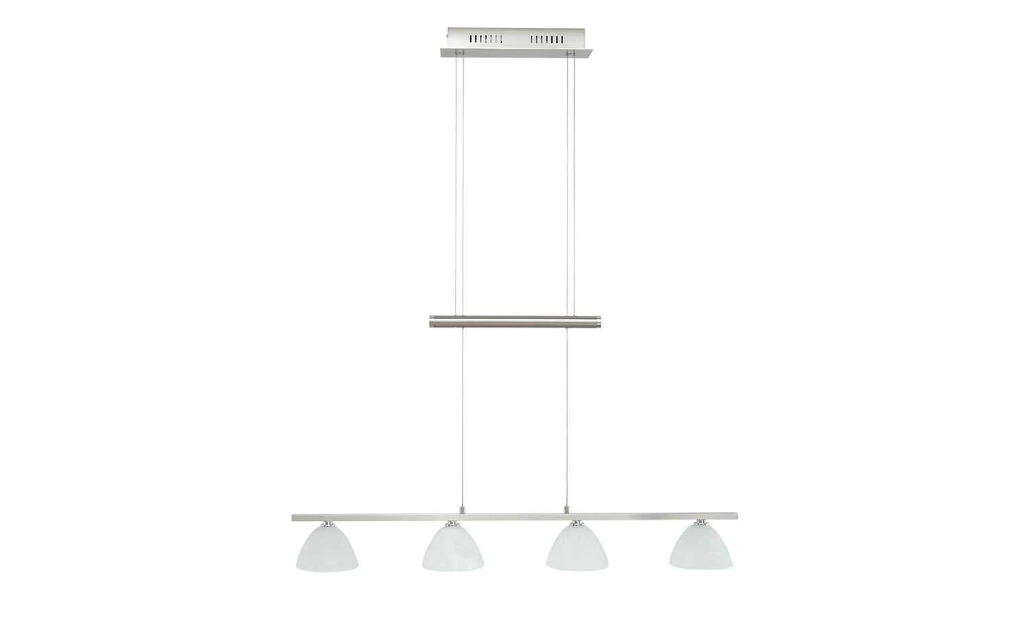 B-Leuchten LED-Pendelleuchte, 4-flammig, Nickel matt 6 B-Leuchten LED-Pendelleuchte, 4-flammig, Nickel matt – Bild 6