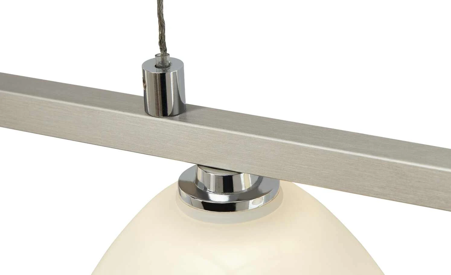 B-Leuchten LED-Pendelleuchte, 4-flammig, Nickel matt 7 B-Leuchten LED-Pendelleuchte, 4-flammig, Nickel matt – Bild 7