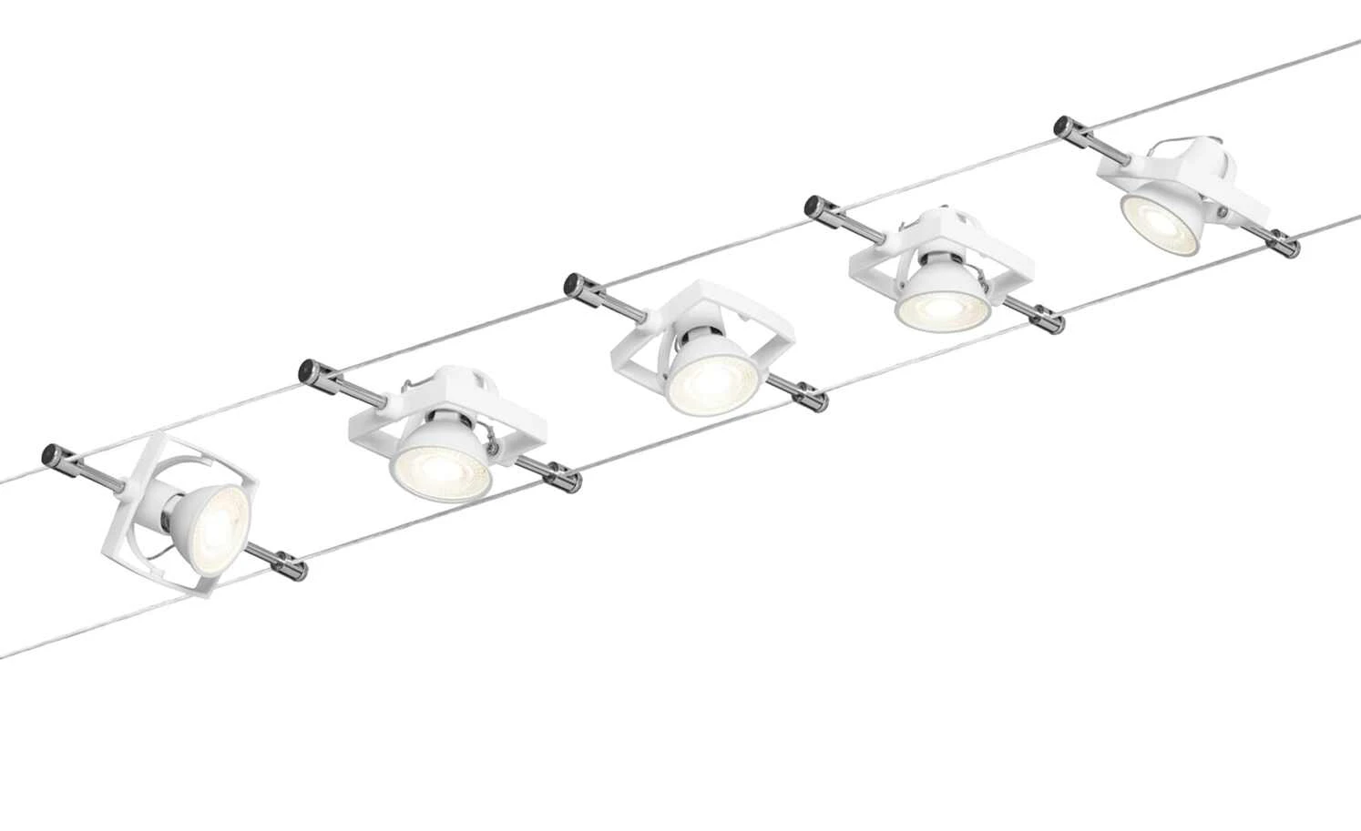 Seilsystem, Basisset, 5-flammig, weiß 4 Seilsystem, Basisset, 5-flammig, weiß – Bild 4