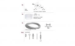 Seilsystem, Basisset, 5-flammig, weiß 11 Seilsystem, Basisset, 5-flammig, weiß -Innenleuchten Verkaufsladen 10683736 6 202201131238