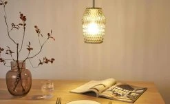 Pendelleuchte, 1-flammig, Rauchglas