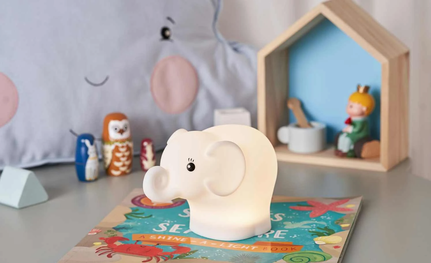 LED-Nachtlicht ´Elefant´mit Farbwechsel 1 LED-Nachtlicht ´Elefant´mit Farbwechsel