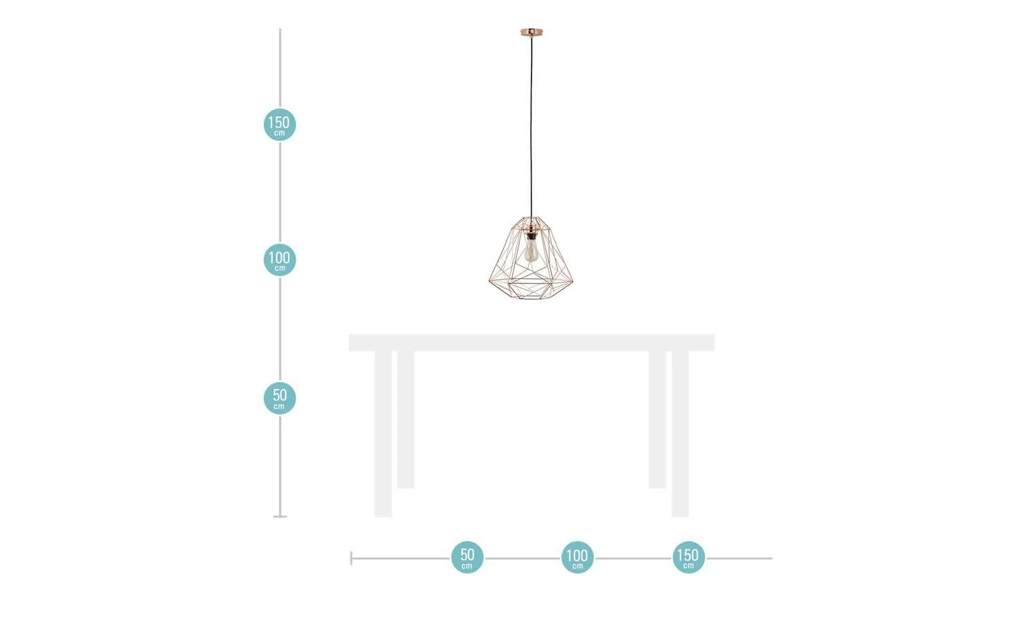 Paul Neuhaus Pendelleuchte im Retrodesign, Kupferfarben 6 Paul Neuhaus Pendelleuchte im Retrodesign, Kupferfarben – Bild 6