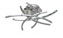 Meisterleuchten LED- Deckenleuchte, 5-flammig, chrom, geschwungene Stäbe 5 Meisterleuchten LED- Deckenleuchte, 5-flammig, chrom, geschwungene Stäbe -Innenleuchten Verkaufsladen 10685376 3 201811271509