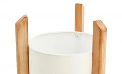 HOME STORY Stehleuchte mit Holzfüssen, 1-flammig 9 HOME STORY Stehleuchte mit Holzfüssen, 1-flammig -Innenleuchten Verkaufsladen 10685586 4 201902151059