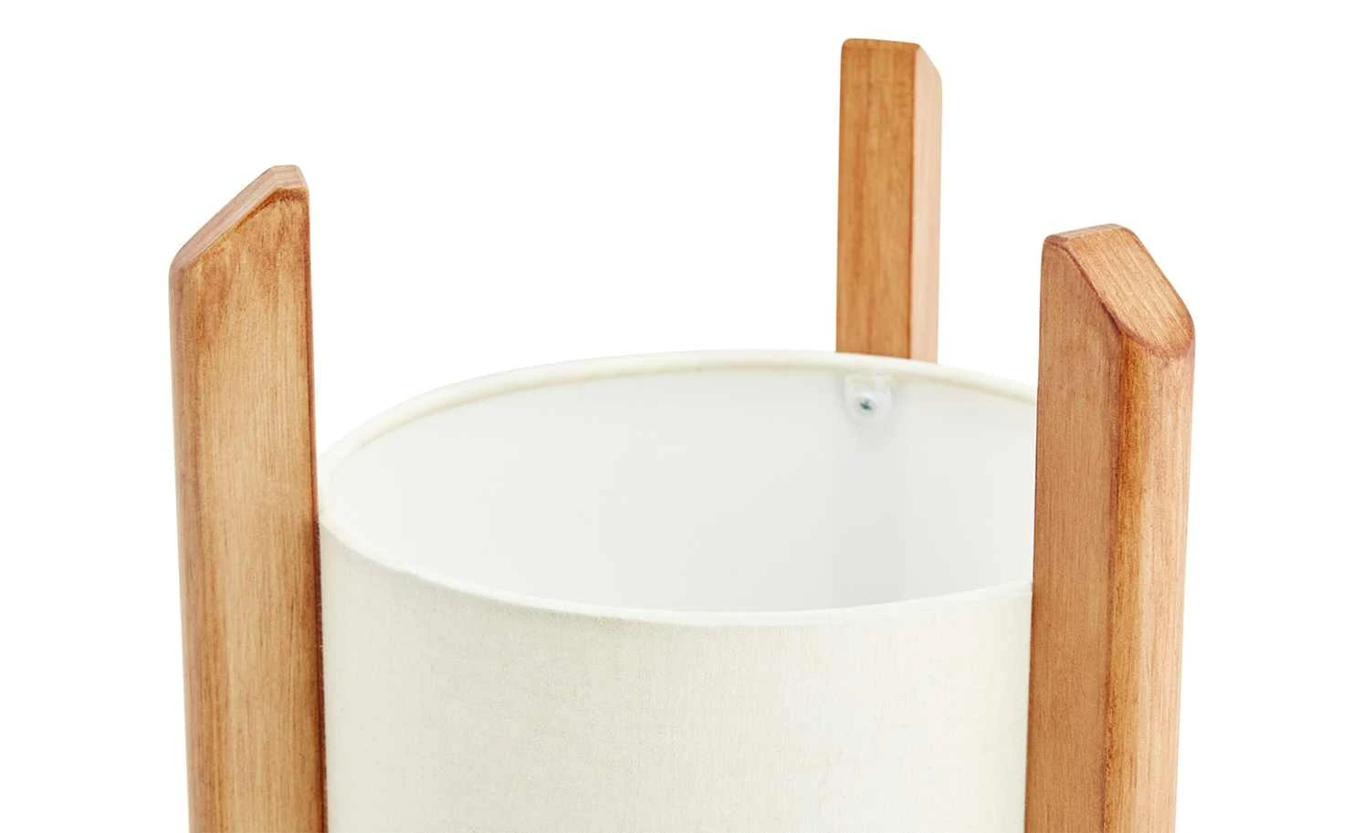 HOME STORY Stehleuchte mit Holzfüssen, 1-flammig 4 HOME STORY Stehleuchte mit Holzfüssen, 1-flammig – Bild 4