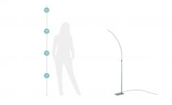 Paul Sommerkamp Leuchten LED-Stehleuchte, 1-flammig gebogen | Nickel -Innenleuchten Verkaufsladen 10685660 1 201911062244