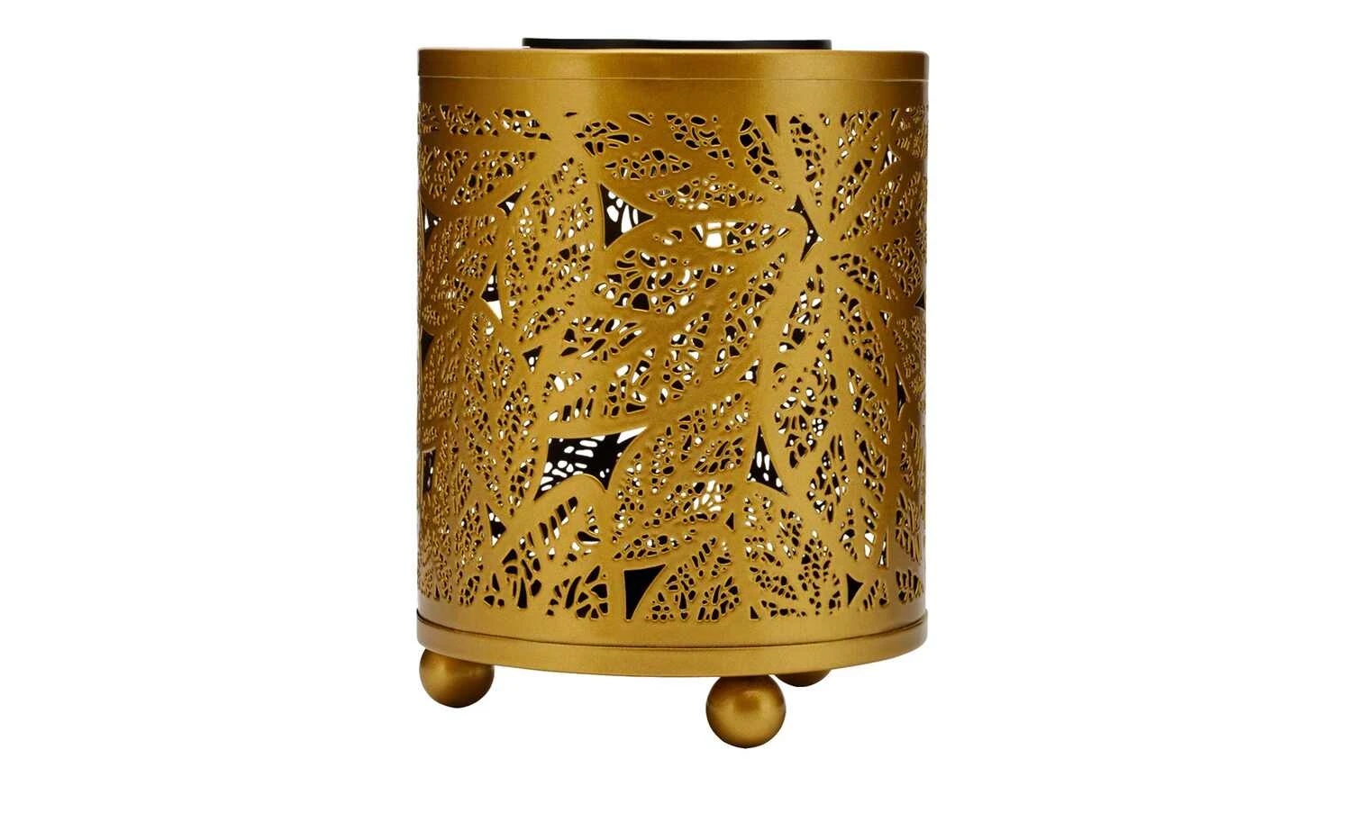 Solar-Tischleuchte, goldfarben 2 Solar-Tischleuchte, goldfarben – Bild 2