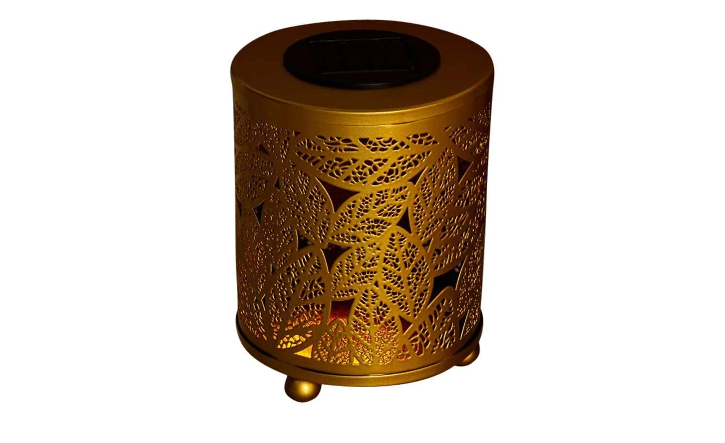 Solar-Tischleuchte, goldfarben 4 Solar-Tischleuchte, goldfarben – Bild 4