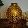 Solar-Tischleuchte, goldfarben `Kugel` Orient