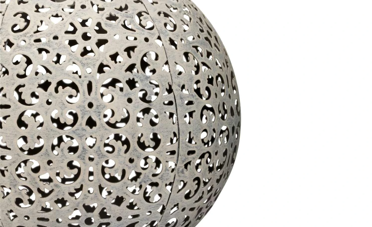 Solar-Tischleuchte, weiß `Kugel` Orient 3 Solar-Tischleuchte, weiß `Kugel` Orient – Bild 3