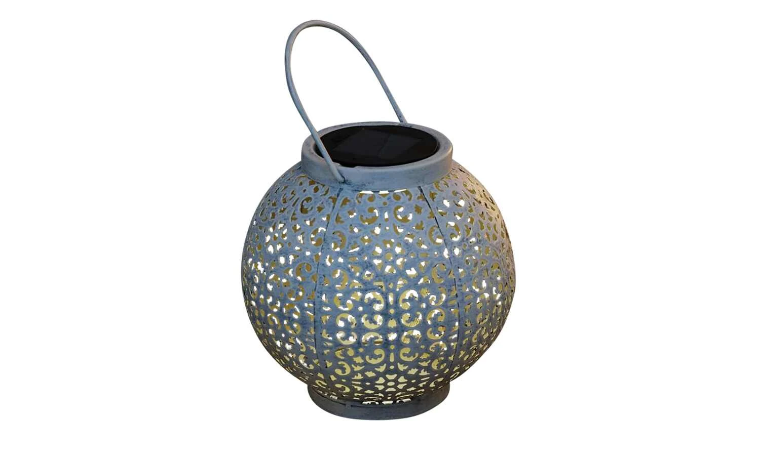 Solar-Tischleuchte, weiß `Kugel` Orient 6 Solar-Tischleuchte, weiß `Kugel` Orient – Bild 6