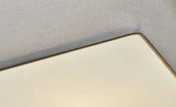 Trio Deckenleuchte mit eckigen Stoffschirm -Innenleuchten Verkaufsladen 10685764 4 202106082233