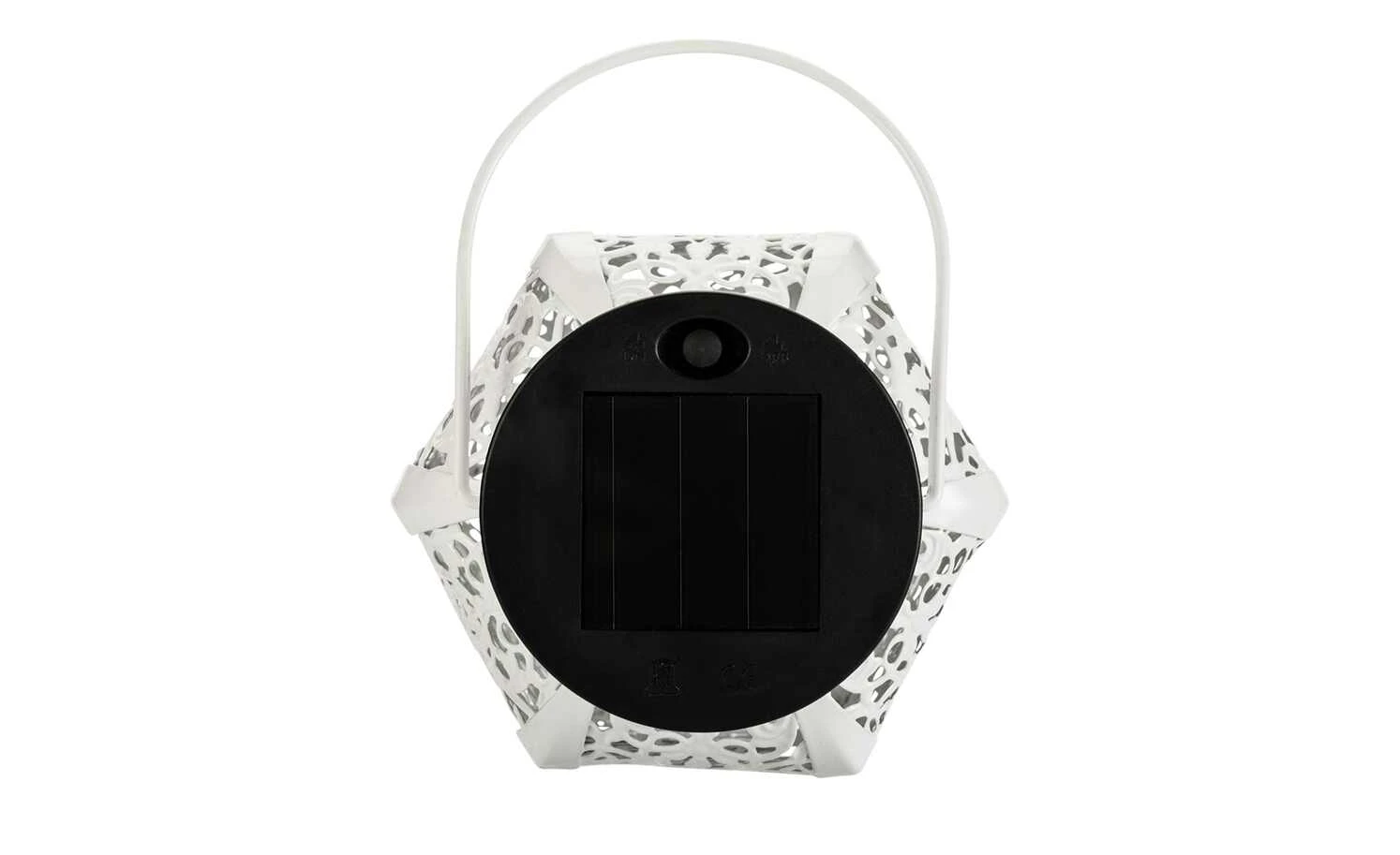 Solar-Tischleuchte, weiß `Laterne` Orient 5 Solar-Tischleuchte, weiß `Laterne` Orient – Bild 5