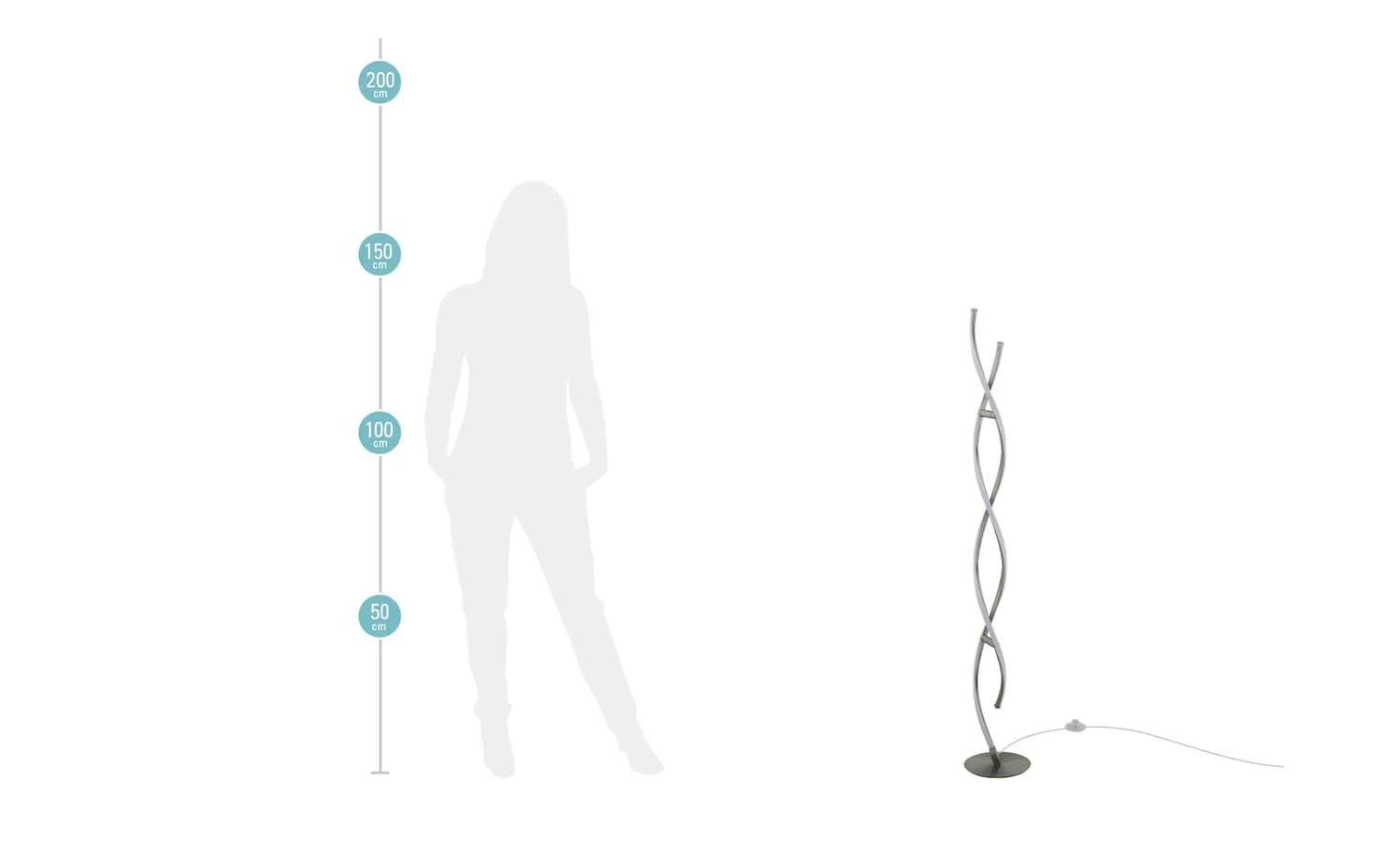 Paul Neuhaus LED-Stehleuchte, 2-flammig geschwungen 7 Paul Neuhaus LED-Stehleuchte, 2-flammig geschwungen – Bild 7