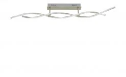 Paul Neuhaus LED-Deckenleuchte, 2-flammig, geschwungen, Nickel-matt -Innenleuchten Verkaufsladen 10685998 5 202104262234