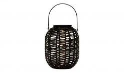 Solar-Tischleuchte, Laterne Rattan schwarz -Innenleuchten Verkaufsladen 10686201 2 202201131238