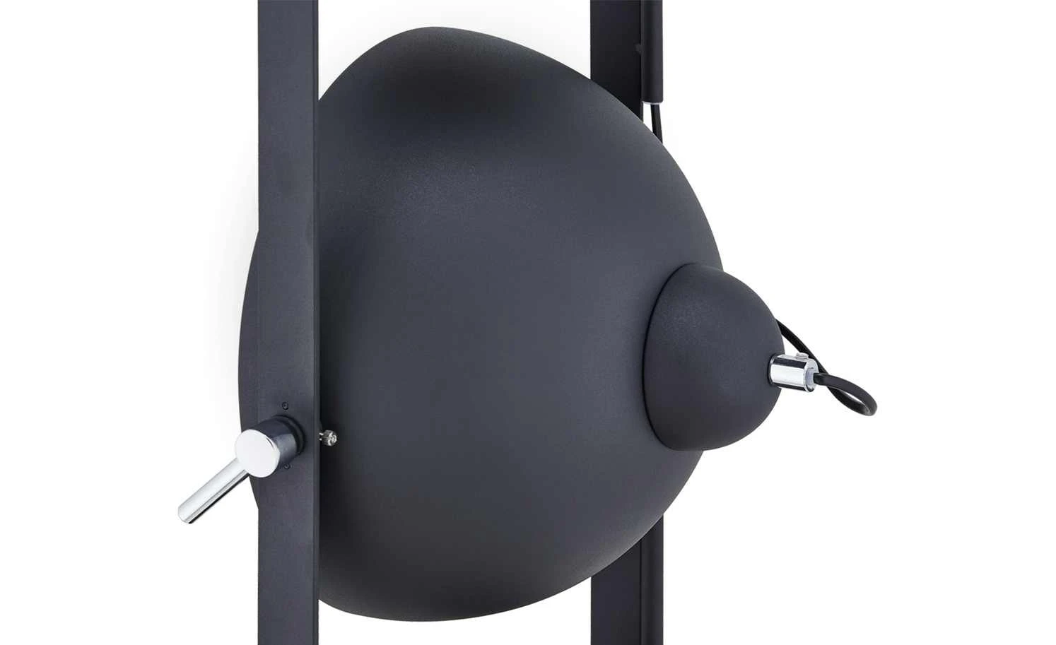 HOME STORY Retro-Stehleuchte, schwarz-gold 6 HOME STORY Retro-Stehleuchte, schwarz-gold – Bild 6