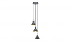 HOME STORY Retro-Pendelleuchte, 3-flammig schwarz 15 HOME STORY Retro-Pendelleuchte, 3-flammig schwarz -Innenleuchten Verkaufsladen 10686203 4 202106281241