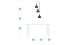 HOME STORY Retro-Pendelleuchte, 3-flammig schwarz 17 HOME STORY Retro-Pendelleuchte, 3-flammig schwarz -Innenleuchten Verkaufsladen 10686203 7 202106281241