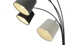 HOME STORY Bogenleuchte, 5-flammig mit Stoffschirmen 13 HOME STORY Bogenleuchte, 5-flammig mit Stoffschirmen -Innenleuchten Verkaufsladen 10686207 7 202106182233