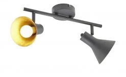 Trio Deckenstrahler, 2-flammig, schwarz/goldfarben -Innenleuchten Verkaufsladen 10686233 5 202103162233