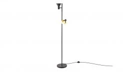 Trio Stehleuchte, 2-flammig, schwarz/goldfarb. -Innenleuchten Verkaufsladen 10686237 3 202106092233