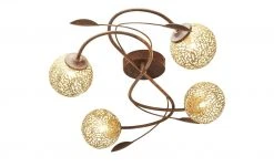 Paul Neuhaus Deckenleuchte, 4-flammig rostfarben