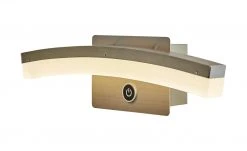 Wofi LED-Wandleuchte, gebogen mit 3-Stufen-Dimmer