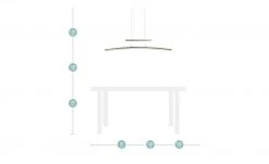 Wofi LED-Pendelleuchte, gebogen 13 Wofi LED-Pendelleuchte, gebogen -Innenleuchten Verkaufsladen 10686468 3 202106101245