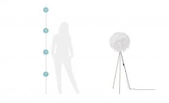 Stehleuchte, 1-flammig, Schirm aus Federn -Innenleuchten Verkaufsladen 10686477 5 202002252238