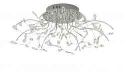 B-Leuchten LED-Deckenleuchte, chrom mit Glasblättern -Innenleuchten Verkaufsladen 10686544 1 202204222231