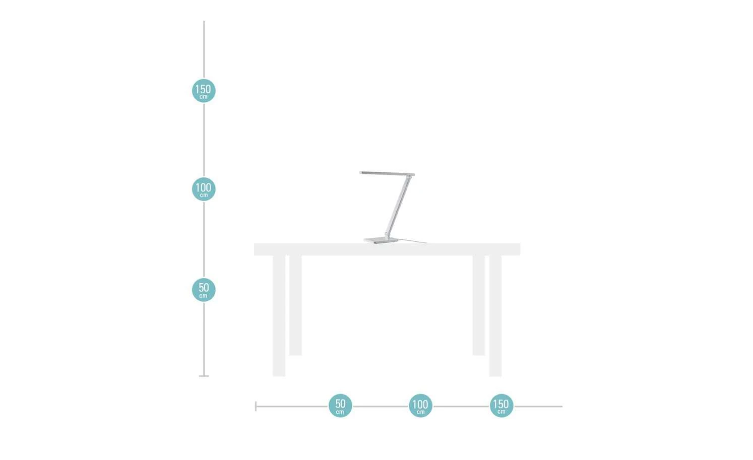 KHG LED-Tischleuchte, Weiß 10 KHG LED-Tischleuchte, Weiß – Bild 10