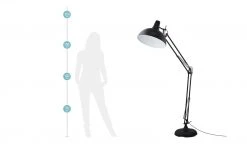 HOME STORY Stehleuchte, 1-flammig Schwarz 17 HOME STORY Stehleuchte, 1-flammig Schwarz -Innenleuchten Verkaufsladen 10686930 5 202011302237