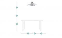 Paul Sommerkamp Leuchten LED-Deckenleuchte, mit geschwungenen Armen -Innenleuchten Verkaufsladen 10687232 1 202106211241