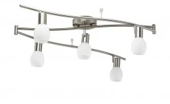 KHG Deckenstrahler, 5-flammig Nickel matt -Innenleuchten Verkaufsladen 10687276 6 201911062244
