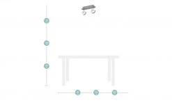 KHG LED-Spot, 2-flammig, Nickel matt -Innenleuchten Verkaufsladen 10687291 6 201912162233