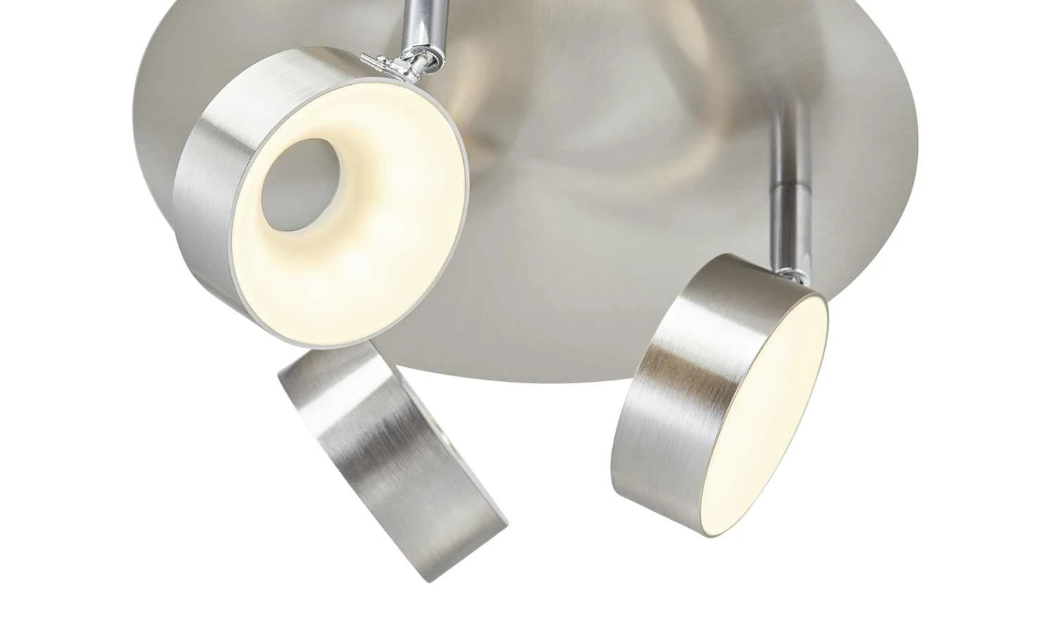 KHG LED-Spot, 3-flammig Nickel matt 2 KHG LED-Spot, 3-flammig Nickel matt – Bild 2