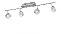 KHG LED-Spot, 4-flammig Nickel matt -Innenleuchten Verkaufsladen 10687293 5 201912162233
