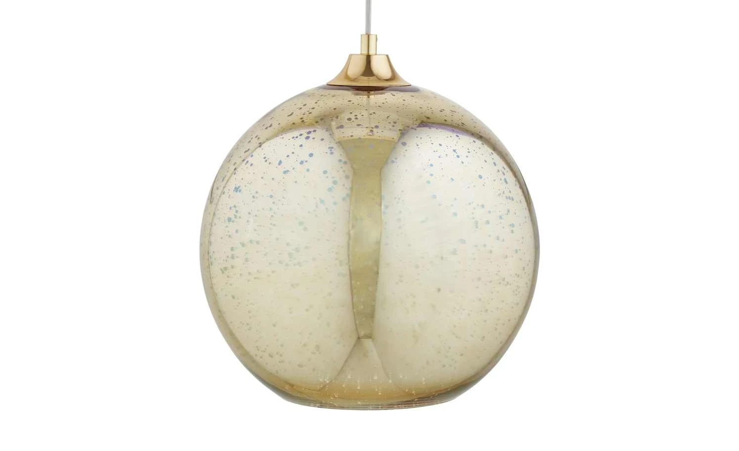 HOME STORY Pendelleuchte, 1-flammig goldfarben 3 HOME STORY Pendelleuchte, 1-flammig goldfarben – Bild 3